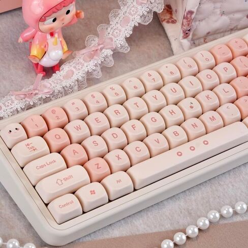 PBT Material Tradient Burple Keycaps MOA XDA ملفات تعريف: مجموعة مفاتيح المفاتيح الميكانيكية المتوافقة مع مفاتيح الكرز MX ، Gateron ، TTC و Clones (MOA-Starry River Dream) in Kuwait