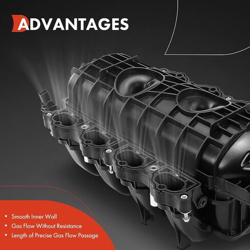 A-Premium V8 5.0L Coyote Upper Intake Manifold For Ford F-150 F-150 Lobo 2015 2016 2017, with Gaske & Bolt, Replaces# FL3Z9424J, FL3Z9424F in Saudi Arabia