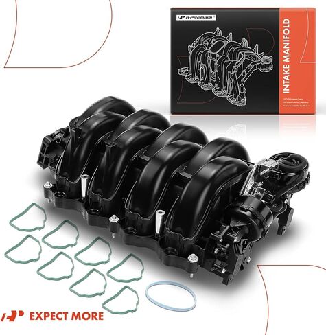 A-Premium V8 5.0L Coyote Upper Intake Manifold For Ford F-150 F-150 Lobo 2015 2016 2017, with Gaske & Bolt, Replaces# FL3Z9424J, FL3Z9424F in Saudi Arabia