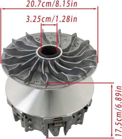 waltyotur Heavy Duty Primary Clutch and Puller Replacement for Can-Am Maverick X3 Turbo & R DS MAX XMR XRC 2017-2021 Replacement for 420280605 420280662 in Saudi Arabia