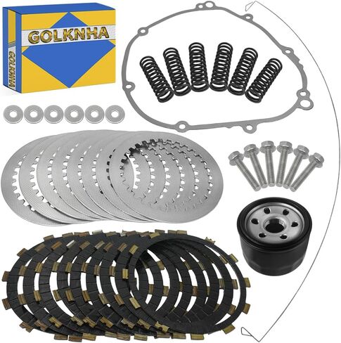 Clutch Friction Plate Spring & Gasket Kit Compatible with FZ1 2006-2014 FZS1 2015 OEM#5VY-16331-00-00 5VY-16325-00-00 in Saudi Arabia