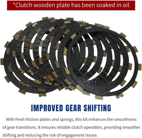 Clutch Friction Plate Spring & Gasket Kit Compatible with FZ1 2006-2014 FZS1 2015 OEM#5VY-16331-00-00 5VY-16325-00-00 in Saudi Arabia