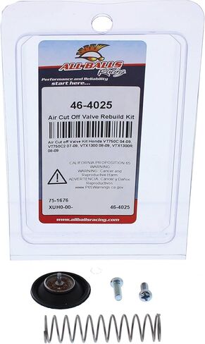 All Balls Racing Air Cut Off Valve Rebuild Kit 46-4025 Compatible With/Replacement For Honda VT750C 2004-2009, VT750C2 2007-2009, VTX1300 2008-2009, VTX1300R 2008-2009 in Saudi Arabia