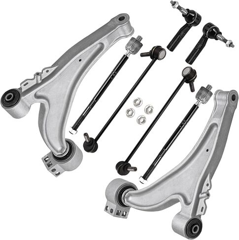 Detroit Axle - 8pc Front End Suspension Kit for 11-16 Buick LaCrosse, 14-17 Regal, [Performance Package] Lower Control Arms Stabilizer Sway Bar Links Tie Rod Ends 2014 2015 2016 Replacement in Saudi Arabia