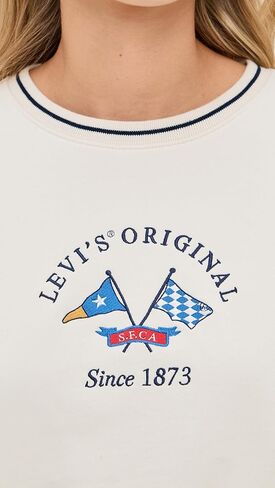 سويت شيرت نسائي من Levi's Graphic Heritage Sport Crew in Saudi Arabia
