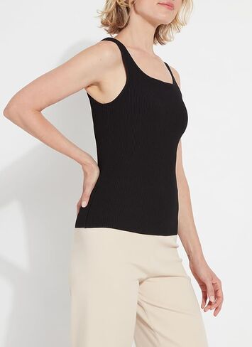 Lyssé Avril Sculpting Tank Top - قمصان بدون أكمام مضلعة للنساء وقميص بدون أكمام مناسب مع تمدد في 4 اتجاهات in Saudi Arabia