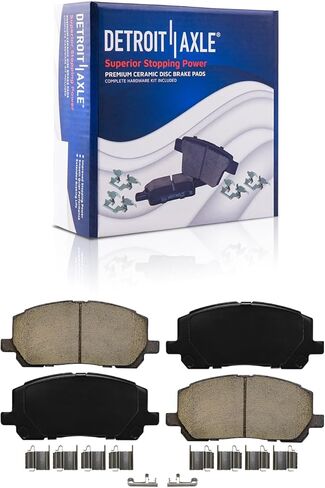Detroit Axle - Brake Kit for 2004 2005 2006 2007 Toyota Highlander Drilled & Slotted Disc Brakes Rotors Ceramic Brake Pads Front and Rear Replacement in Saudi Arabia