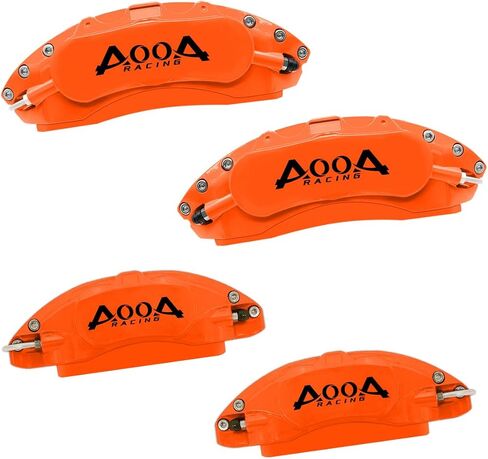 أغطية فرجار الفرامل الحمراء من AOOA لسيارة Honda CR-V 2020-2026 Hybrid | طقم غطاء الفرجار الأمامي والخلفي | سبائك ألومنيوم متينة، سهلة التركيب، مظهر رياضي مطور in Kuwait