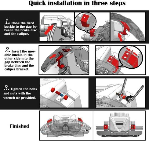 أغطية فرجار الفرامل الحمراء من AOOA لسيارة Honda CR-V 2020-2026 Hybrid | طقم غطاء الفرجار الأمامي والخلفي | سبائك ألومنيوم متينة، سهلة التركيب، مظهر رياضي مطور in Kuwait