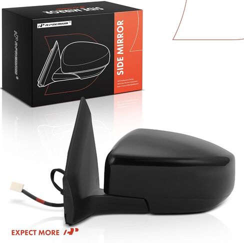 A-Premium Driver Side Power Door Mirror - Compatible with Nissan Sentra 2013 2014 2015 - Non-Heated, Manual Folding Black Outside Rear View Mirror - Replace# 96302-3SG0B in Saudi Arabia