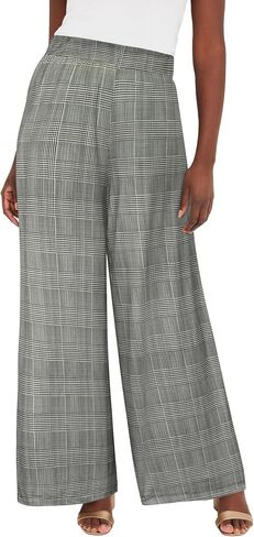 Jessica London Women's Plus Size Petite Stretch Knit Wide Leg Pant in Saudi Arabia