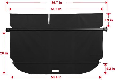 ECCPP Cargo Cover 2009-2015 for Toyota Venza 2.7L 2009-2015 for Toyota Venza 3.5L Rear Trunk Cover Shade Luggage Tonneau Security Cover in Saudi Arabia
