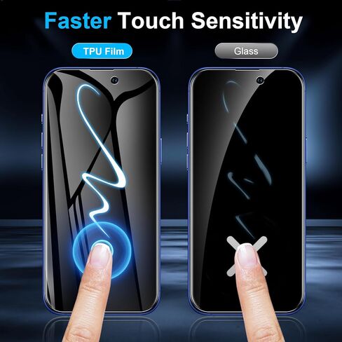 Lywhl [3 Pack] لـ iPhone 12 Pro Max Privacy Screen Protector ، ملحقات خاصة مضادة للتجسس الزجاجية ، [مع مجموعة سهلة التثبيت] in Kuwait