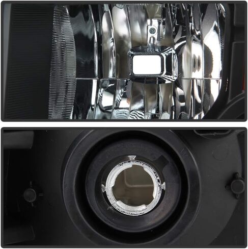 ACANII - For 2009 2010 2011 2012 Ford Flex Black Housing Halogen Headlights Headlamps Assembly Driver & Passenger Side in Saudi Arabia