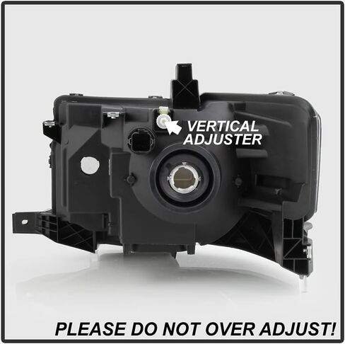 ACANII - For 2009 2010 2011 2012 Ford Flex Black Housing Halogen Headlights Headlamps Assembly Driver & Passenger Side in Saudi Arabia
