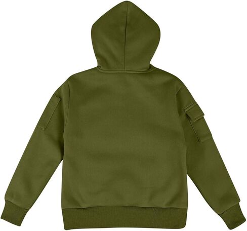 DASAYO Boys Sweatshirts Athletic Zip Up Hoodie Long Sleeve Plain Half Zip Pullover For Teens Fall Kids Clothes in Kuwait