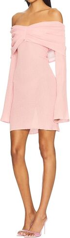 SHESEEWORLD Women's Off The Shoulder Sweater Dress Long Sleeve Bodycon Ruched Party Wedding Guest Dresses in Saudi Arabia