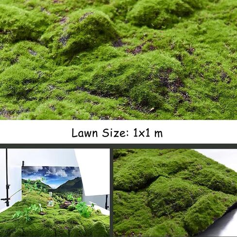 Artificial Moss Turf, 1x1m(3.2x3.2ft) DIY Simulation Artificial Moss for Patio, Balcony, Deck, Yard, Art Wall, Florist Decor in Saudi Arabia
