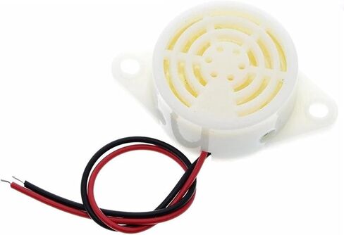 1PCS 95DB Alarm High-Decibel 3-24V 12V Electronic Buzzer Beep Alarm Continuous Beep(Black) in Saudi Arabia