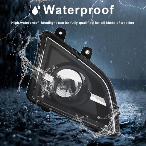 Front Bumper Fog Light Lamps Compatible with Volvo VNL Trucks 2018-2024, Clear Lens,Driver Left Side and Passenger Right Side (NORMAL WHITE) in Kuwait