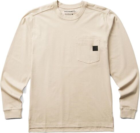 Wolverine Men's Guardian Cotton Long Sleeve Tee in Saudi Arabia