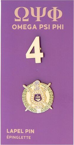 Desert Cactus Omega Psi Phi Lapel Pin OPP Omega Man D9 Divine 9 Cross Over Initiation Enamel Fraternity Formal Wear Blazer Jacket (Line Number Pin Set - #2) in Saudi Arabia