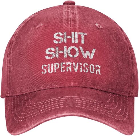 Shit Show Supervisor Hat Men Baseball Cap Fashionable Cap in Saudi Arabia