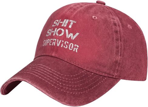 Shit Show Supervisor Hat Men Baseball Cap Fashionable Cap in Saudi Arabia