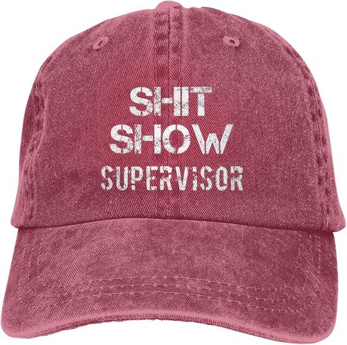 Shit Show Supervisor Hat Men Baseball Cap Fashionable Cap in Saudi Arabia