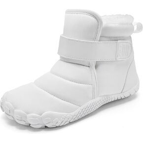 Children's Winter Warm Barefoot Shoes, Warm Non-Slip Wide-Toe Shoes, Flocking Lining, high-top Snow Boots in Kuwait
