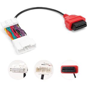 TCAN003 Splitter Diagnostic Cable for Tesla Model 3, Y, S, X, OBD2 Connector Work Scanner MaxiSys Ultra Elite II PRO MS909,20 Pin + 12 Pin to 16 Pin OBDII Adapter in Kuwait