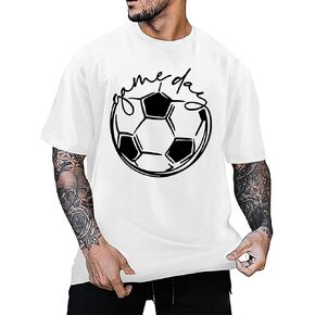 Game Day Shirt for Men: Funny Soccer Season Shirts Soccer Dad Tee Match Day Vibes Short Sleeve Tops in Kuwait