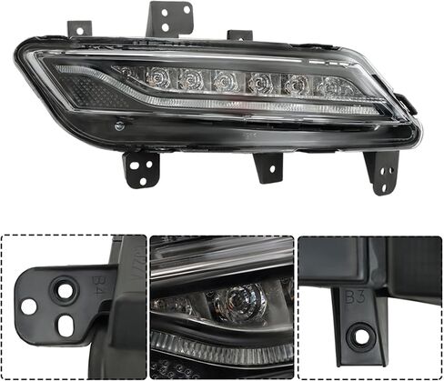 munirater 1-Pc Right Side Fog Light Assembly Replacement for MKZ 2013 2014 2015 2016 Front Driving Fog Lamp in Saudi Arabia