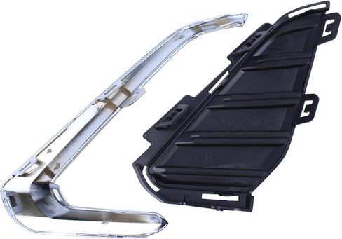 Front Passenger Side Fog Light Cover Bezel and Molding Insert Chrome for GMC Terrain 2018-2021 in Saudi Arabia