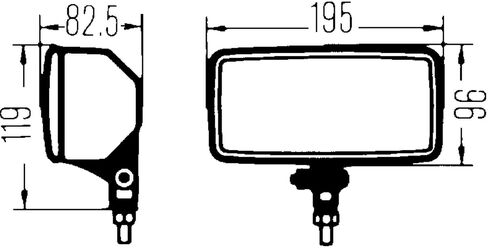 HELLA 005700471 550 DRIVING LIGHT (CLEAR LENS) H3 12V SAE/ECE, Multi in Saudi Arabia