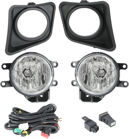 استبدال مصابيح الضباب WFLNHB لـ 2014-2021 Toyota Tundra عدسة شفافة 2 قطعة مع مفتاح ومجموعة أسلاك 8121002160 8122002160 in Saudi Arabia