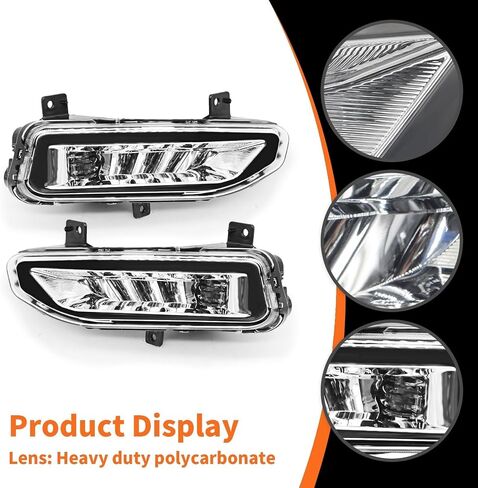 Fog Light Assembly Compatible with Frontier 2022-2024 with Switch Harnesses Left & Right 261558996C 261508996C (Not Halogen) Pair Fog Lamp in Saudi Arabia