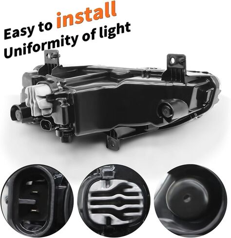 Fog Light Assembly Compatible with Frontier 2022-2024 with Switch Harnesses Left & Right 261558996C 261508996C (Not Halogen) Pair Fog Lamp in Saudi Arabia