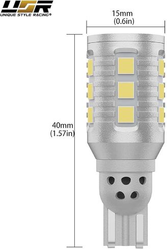 USR Canbus لا يوجد خطأ في إشارة الانعطاف الكهرماني ومصابيح LED احتياطية بيضاء عكسية - ترقية 4 قطع متوافقة مع مصابيح خلفية شاحنة تويوتا تاكوما بيك أب 2001-2004 (تناسب المخزون والعلامة التجارية DEPO) in Kuwait