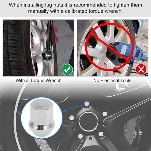 5 Pcs M14x1.5 Lug Nuts for Land Rover Discovery Sport 2015-2021 Alloy Steel Wheel Lug Nuts No.T4A2670/LR001381/9G911K024AA Silver Tone in Saudi Arabia