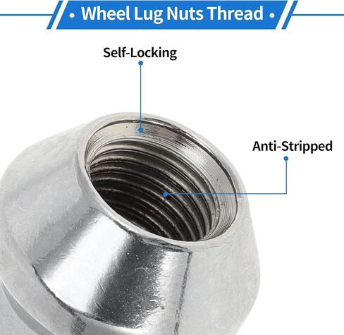 5 Pcs M14x1.5 Lug Nuts for Land Rover Discovery Sport 2015-2021 Alloy Steel Wheel Lug Nuts No.T4A2670/LR001381/9G911K024AA Silver Tone in Saudi Arabia
