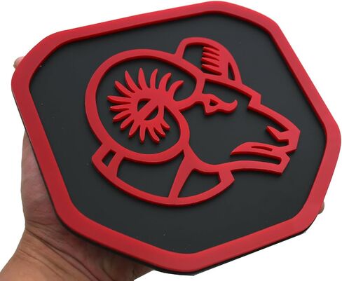 1 قطعة شعار رام خلفي جديد مخصص للباب الخلفي شارة ثلاثية الأبعاد متوافقة مع رام 1500 2500 3500 2019-2021 (أسود) in Kuwait