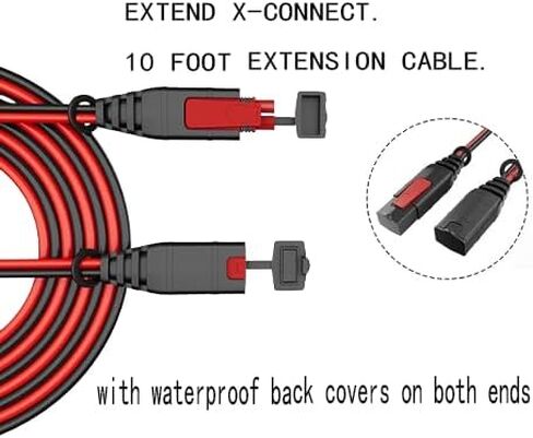 10.5 قدم GC004 X-Connect مناسب لملحقات شاحن البطاريات NOCO، متوافق مع ملحقات شواحن البطاريات الذكية Genius in Kuwait