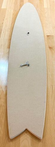 Landshark Parrot Fishtail Surfboard 46.5 in x 9 in x .05 in in Saudi Arabia