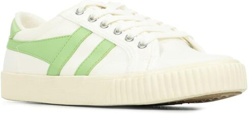 حذاء رياضي نسائي من Gola Tennis Mark Cox، أبيض فاتح/أخضر فاتح، 8.5 in Kuwait