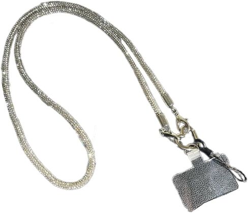 أحجار الراين Crossbody الهاتف الحبل قابل للتعديل طول سلسلة الهاتف المحمول الملونة كريستال المفاتيح التبعي للاستخدام اليومي in Saudi Arabia