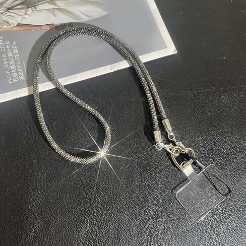 أحجار الراين Crossbody الهاتف الحبل قابل للتعديل طول سلسلة الهاتف المحمول الملونة كريستال المفاتيح التبعي للاستخدام اليومي in Saudi Arabia