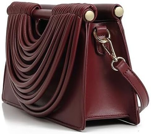 Trendy Evening Clutch Purses Women Woven Pu Leather Bag Top Handle Evening Handbag Elegant Shoulder Purse Crossbody Satchel in Kuwait