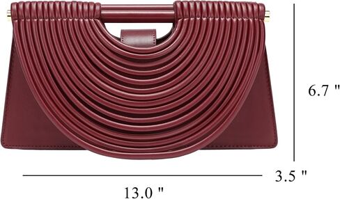 Trendy Evening Clutch Purses Women Woven Pu Leather Bag Top Handle Evening Handbag Elegant Shoulder Purse Crossbody Satchel in Kuwait