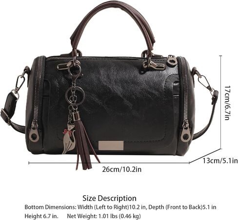 محفظة نسائية صغيرة، حقيبة يد من جلد البولي يوريثان بمقبض علوي مع حزام حول الجسم، حقيبة كتف عصرية مع شرابة in Kuwait